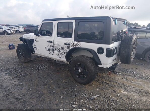 1C4HJXDN0MW637729 2021 JEEP WRANGLER UNLIMITED White Tył lewy