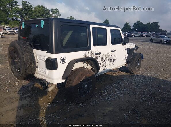 1C4HJXDN0MW637729 2021 JEEP WRANGLER UNLIMITED White Tył prawy