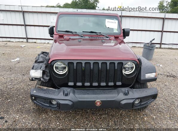 1C4HJXDN0MW680449 2021 JEEP WRANGLER UNLIMITED Burgundy Vista interior trasera