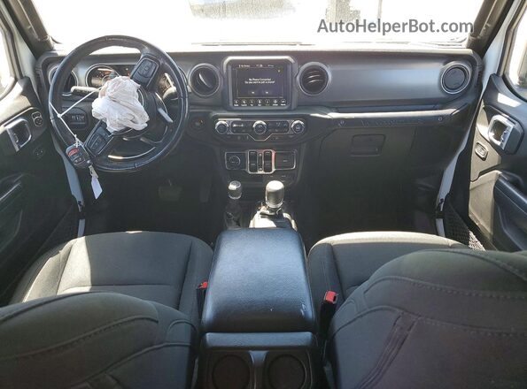 1C4HJXDN0MW749012 2021 JEEP WRANGLER White Вид панелі приладів