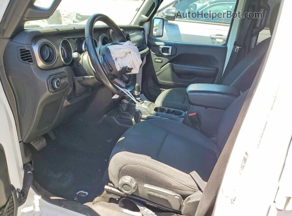 1C4HJXDN0MW749012 2021 JEEP WRANGLER White Вид салону спереду