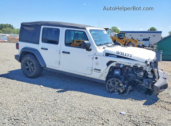 1C4HJXDN0MW749012 2021 JEEP WRANGLER White Передня права чверть
