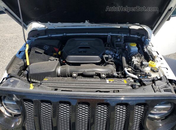 1C4HJXDN0MW749012 2021 JEEP WRANGLER White Вид підкапотного простору