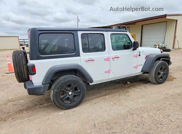 1C4HJXDN1LW129266 2020 JEEP WRANGLER White უკანა მარჯვენა