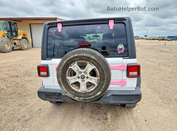 1C4HJXDN1LW129266 2020 JEEP WRANGLER White უკანა ხედი