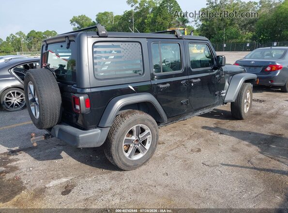 1C4HJXDN2LW345773 2020 JEEP WRANGLER UNLIMITED Черный Задняя правая четверть