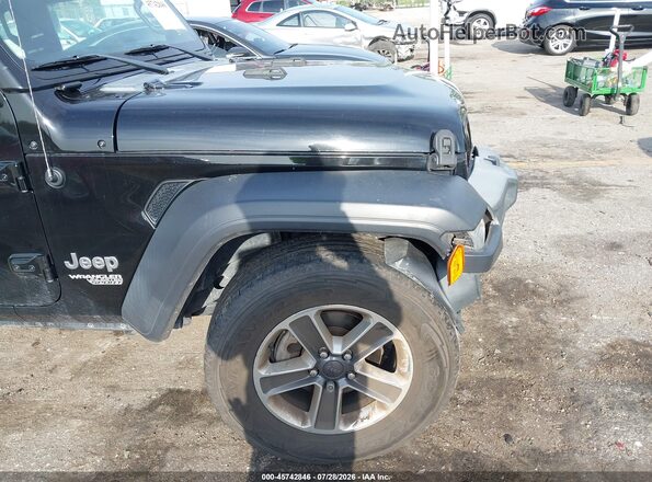 1C4HJXDN2LW345773 2020 JEEP WRANGLER UNLIMITED Черный Вид спереди