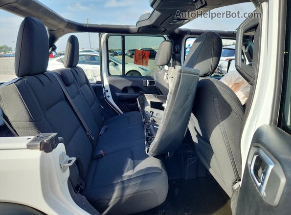 1C4HJXDN2MW622164 2021 JEEP WRANGLER White უკანა სავარძლების ხედი