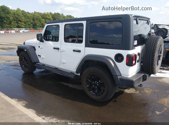 1C4HJXDN2MW649039 2021 JEEP WRANGLER UNLIMITED Белый Задняя левая четверть
