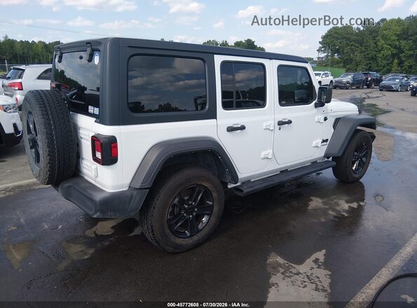 1C4HJXDN2MW649039 2021 JEEP WRANGLER UNLIMITED Белый Задняя правая четверть
