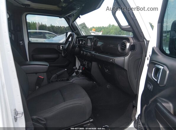 1C4HJXDN2MW649039 2021 JEEP WRANGLER UNLIMITED Белый Вид салона спереди
