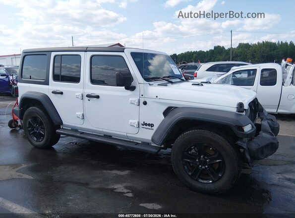 1C4HJXDN2MW649039 2021 JEEP WRANGLER UNLIMITED Белый Вид задней части салона