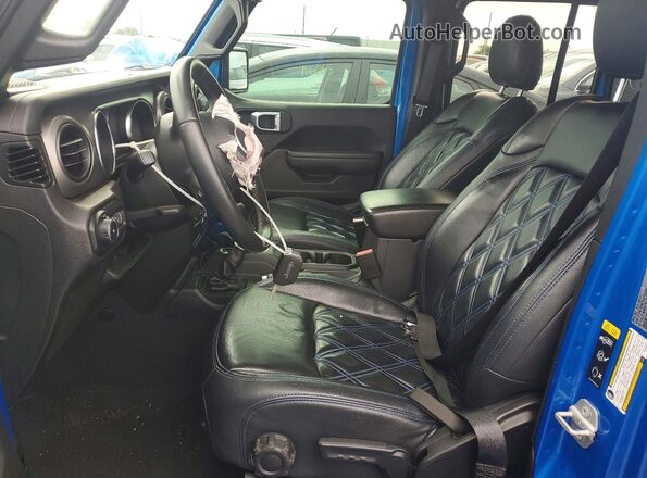 1C4HJXDN2NW166765 2022 JEEP WRANGLER Blue Вид салону спереду