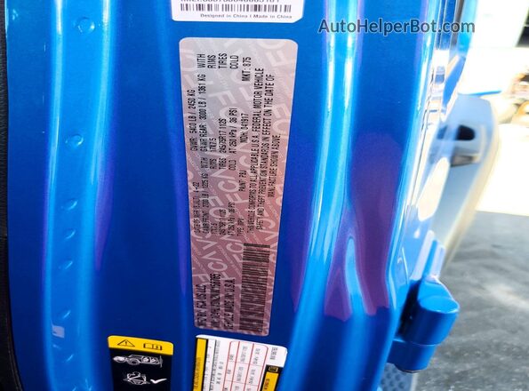 1C4HJXDN2NW166765 2022 JEEP WRANGLER Blue Вид підкапотного простору