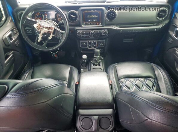 1C4HJXDN2NW166765 2022 JEEP WRANGLER Blue Вид панелі приладів