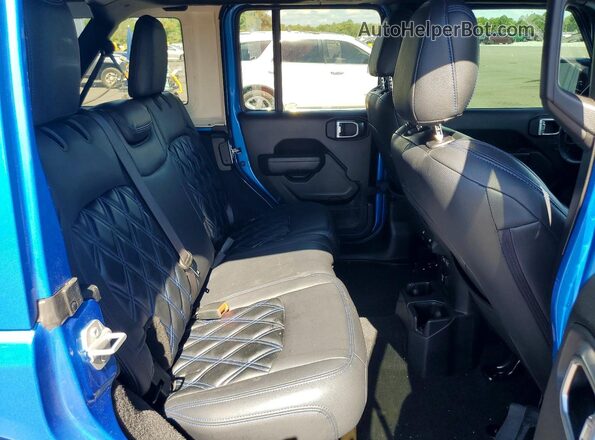 1C4HJXDN2NW166765 2022 JEEP WRANGLER Blue Вид задніх сидінь