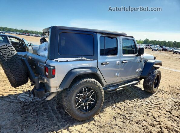 1C4HJXDN3KW639925 2019 JEEP WRANGLER Silver Tył prawy