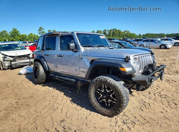 1C4HJXDN3KW639925 2019 JEEP WRANGLER Silver Przód prawy