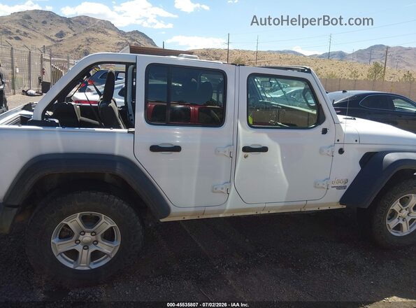 1C4HJXDN3LW127535 2020 JEEP WRANGLER UNLIMITED Белый Вид задней части салона