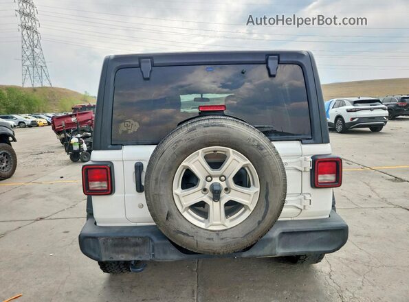 1C4HJXDN3LW248467 2020 JEEP WRANGLER Белый Вид сзади
