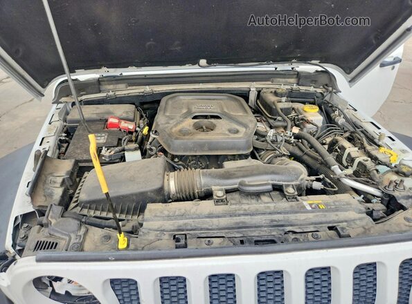 1C4HJXDN3LW248467 2020 JEEP WRANGLER Белый Вид подкапотного пространства