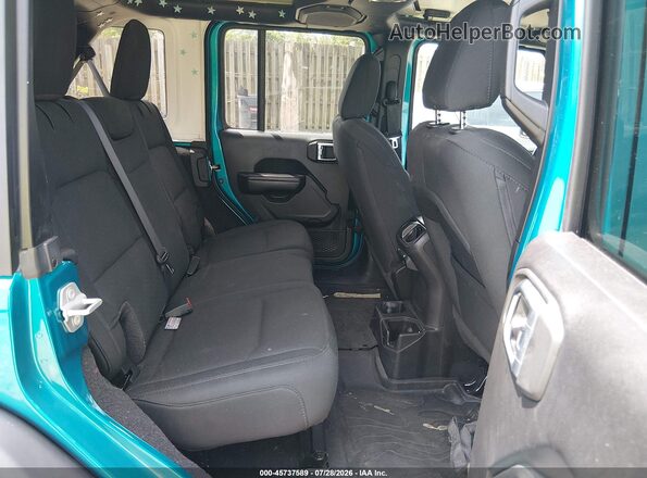 1C4HJXDN3LW304911 2020 JEEP WRANGLER UNLIMITED Green Vista de la etiqueta del VIN