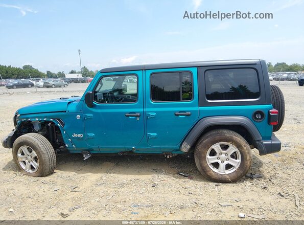 1C4HJXDN3LW304911 2020 JEEP WRANGLER UNLIMITED Green Vista interior de 360 grados