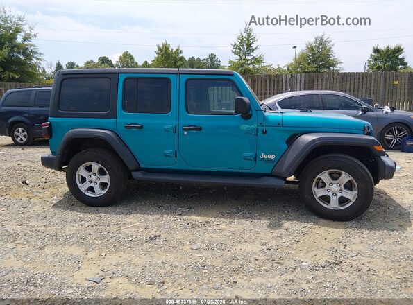 1C4HJXDN3LW304911 2020 JEEP WRANGLER UNLIMITED Green Vista interior trasera