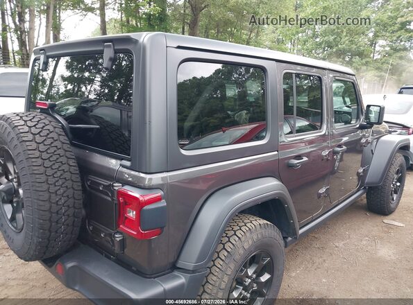1C4HJXDN3MW521926 2021 JEEP WRANGLER UNLIMITED Gray Trasero derecho