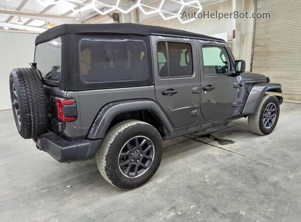 1C4HJXDN3MW712097 2021 JEEP WRANGLER Gray Задня права чверть
