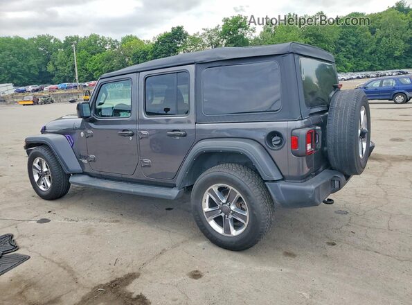 1C4HJXDN3MW762420 2021 JEEP WRANGLER Gray Задня ліва чверть