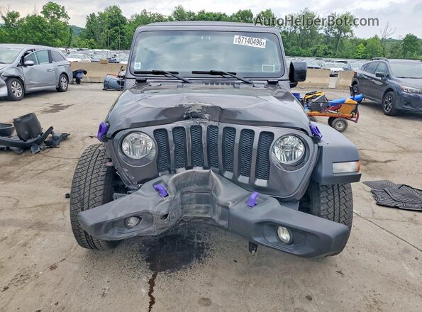 1C4HJXDN3MW762420 2021 JEEP WRANGLER Gray Вид спереду
