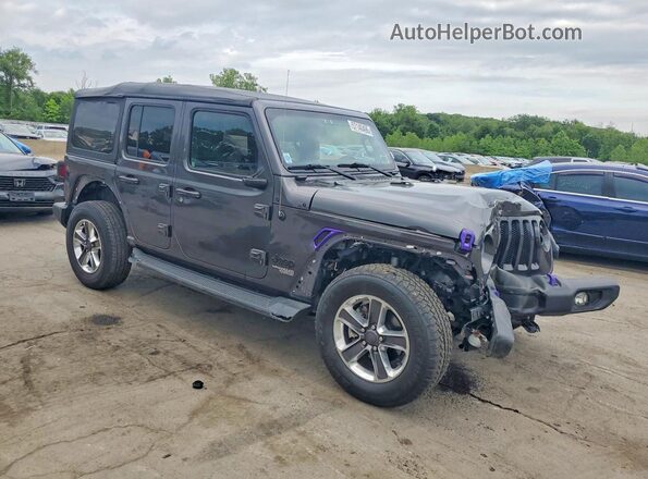 1C4HJXDN3MW762420 2021 JEEP WRANGLER Gray Передня права чверть