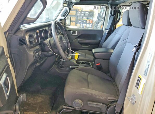 1C4HJXDN3NW226875 2022 JEEP WRANGLER Beige Front interior view