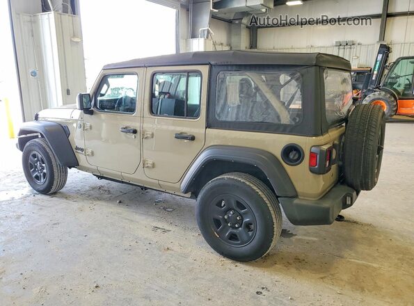 1C4HJXDN3NW226875 2022 JEEP WRANGLER Beige Rear left