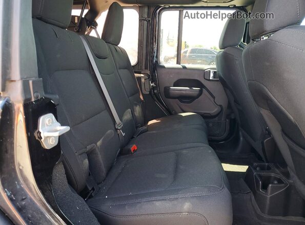 1C4HJXDN3PW520442 2023 JEEP WRANGLER Black Widok wnętrza z tyłu
