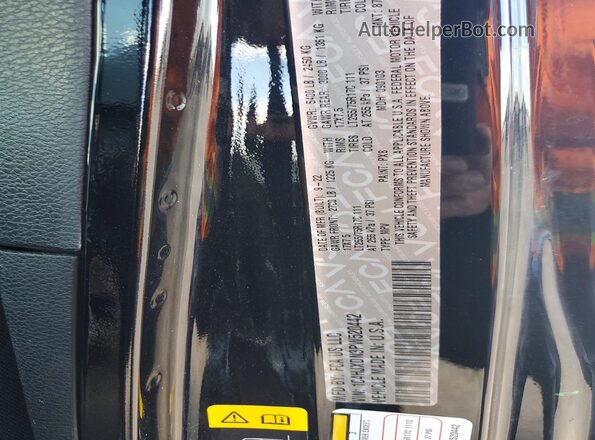 1C4HJXDN3PW520442 2023 JEEP WRANGLER Black Widok naklejki z numerem VIN