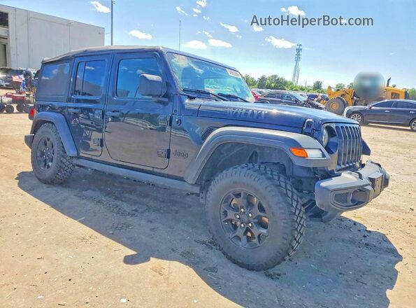 1C4HJXDN3PW520442 2023 JEEP WRANGLER Black Przód prawy