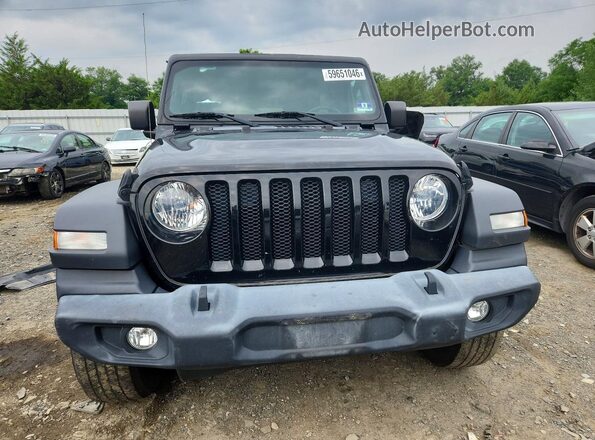 1C4HJXDN4KW636161 2019 JEEP WRANGLER Black Front view