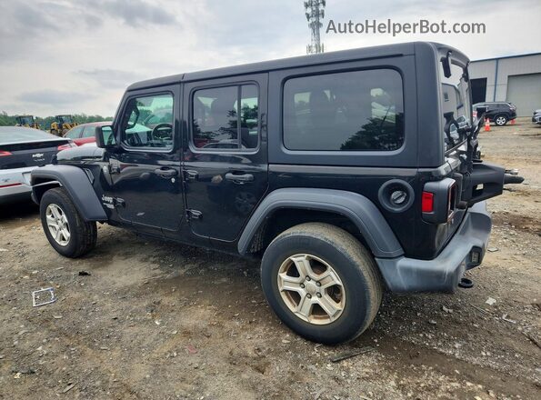 1C4HJXDN4KW636161 2019 JEEP WRANGLER Black Rear left