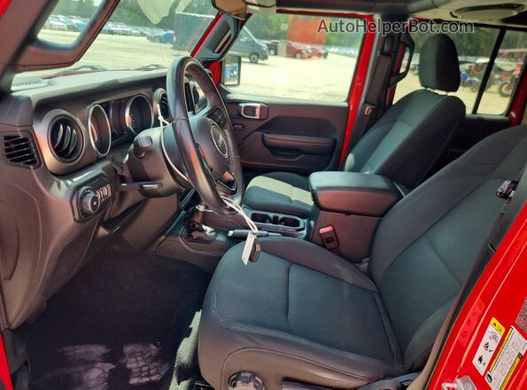 1C4HJXDN4KW645765 2019 JEEP WRANGLER Red Սալոնի դիմացի տեսք