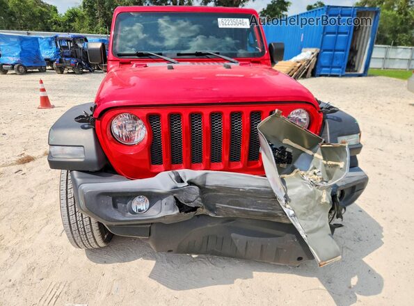 1C4HJXDN4KW645765 2019 JEEP WRANGLER Red Դիմացի տեսք