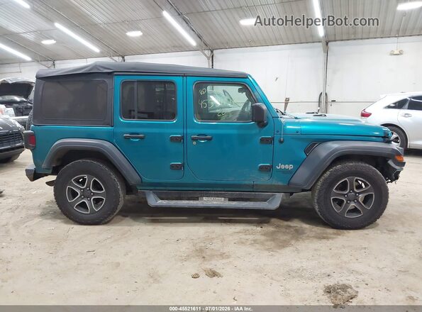 1C4HJXDN4LW134509 2020 JEEP WRANGLER UNLIMITED Green Vista interior trasera