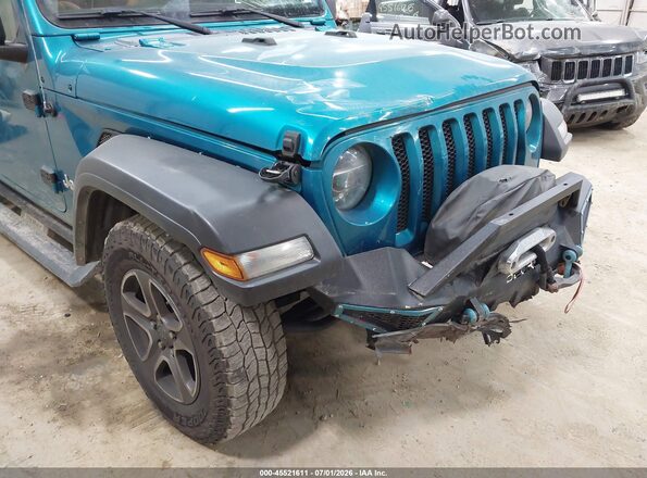 1C4HJXDN4LW134509 2020 JEEP WRANGLER UNLIMITED Green Vista frontal