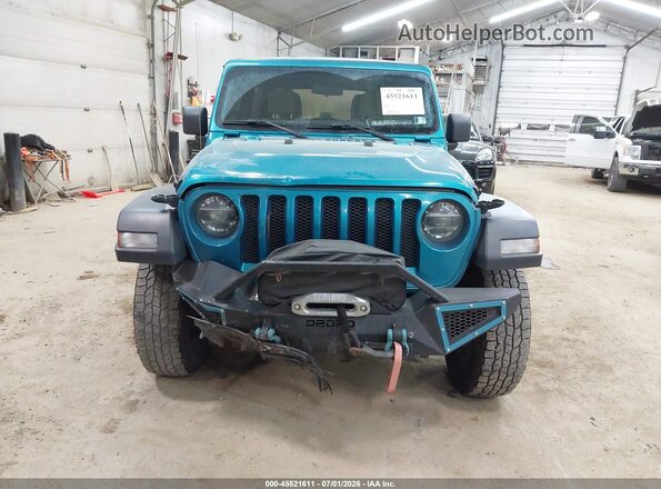 1C4HJXDN4LW134509 2020 JEEP WRANGLER UNLIMITED Green Vista del cuadro de instrumentos