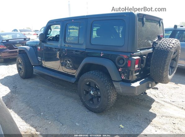 1C4HJXDN4LW165047 2020 JEEP WRANGLER UNLIMITED Black Tył lewy