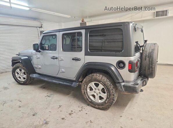 1C4HJXDN4LW198226 2020 JEEP WRANGLER Silver Задня ліва чверть