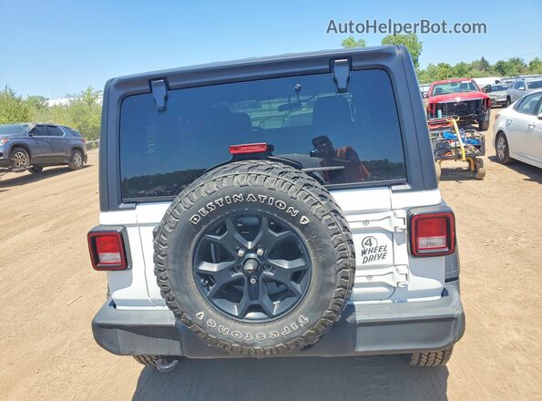 1C4HJXDN4LW348237 2020 JEEP WRANGLER Белый Вид сзади