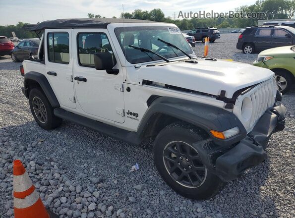 1C4HJXDN4NW232135 2022 JEEP WRANGLER White Przód prawy