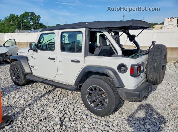 1C4HJXDN4NW232135 2022 JEEP WRANGLER White Tył lewy